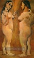 Deux femmes nues 1906s Abstrakter Akt